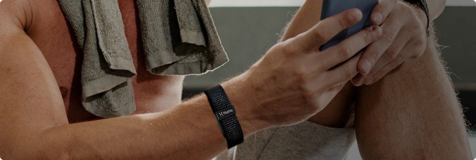 Hume Health Band worn on the wrist during everyday use